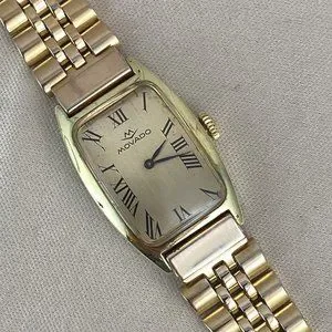 Antique Vintage Movado Ladies Tank Watch Roman Numerals Black Hands Movado | Accessories | Antique Vintage Movado Ladies Tank  main image 3